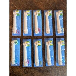 Oral-B Floss Action Replacement Electric Toothbrush Brush Heads 10-Pack NEW